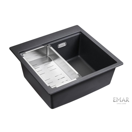 Врезная мойка EMAR EMQ-1520.Q Оникс