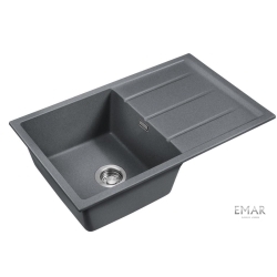 Врезная мойка EMAR EMQ-1800.Q Антрацит