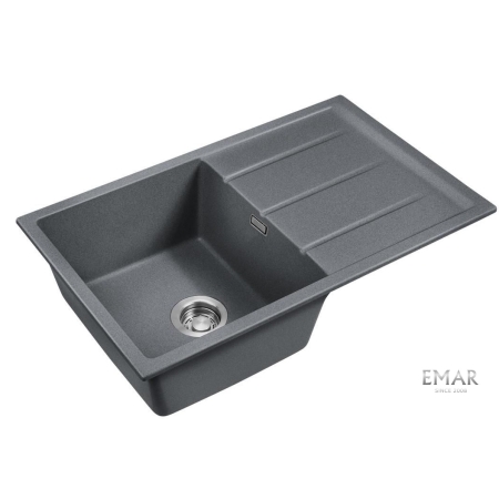 Врезная мойка EMAR EMQ-1800.Q Антрацит