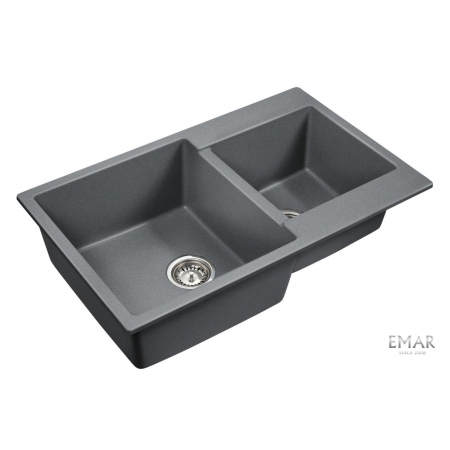 Врезная мойка EMAR EMQ-2800.Q Антрацит