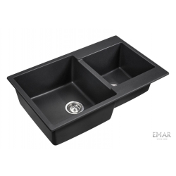 Врезная мойка EMAR EMQ-2800.Q Оникс