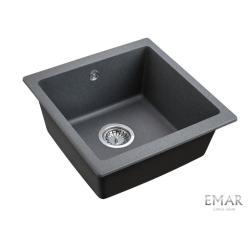 Мойка подстольного монтажа EMAR EMQ-1455.P Антрацит