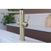 Смеситель 3 в 1 Paulmark NEXUS DIAMOND cветлое золото