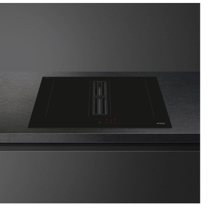 Индукционная варочная панель со встроенной вытяжкой SMEG HOBD482D2