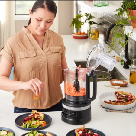 Кухонный комбайн KitchenAid 2.1 л матовый чёрный 5KFP0921EBM