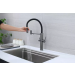 Смеситель 3 в 1 Paulmark NEXUS вороненая сталь