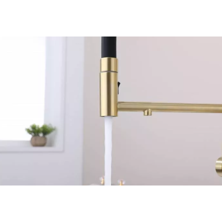 Смеситель 3 в 1 Paulmark NEXUS светлое золото