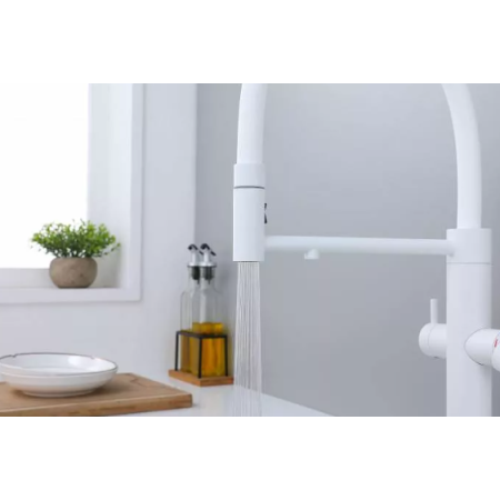 Смеситель 3 в 1 Paulmark NEXUS белый матовый