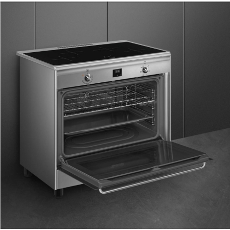 Индукционный варочный центр SMEG CG90CIXT