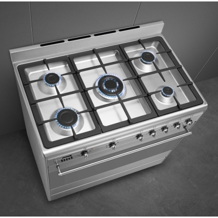 Газовый варочный центр SMEG SUK91MFX9