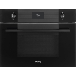Компактный духовой шкаф с функцией СВЧ SMEG SO4101M1B3