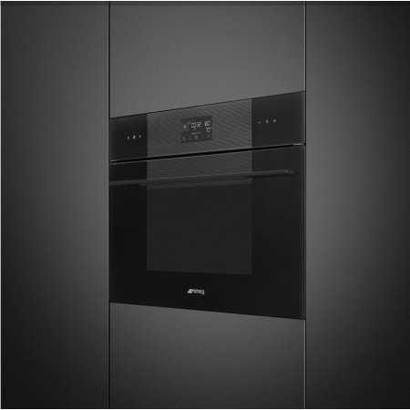 Компактный духовой шкаф с функцией пара SMEG SO4102S3B3