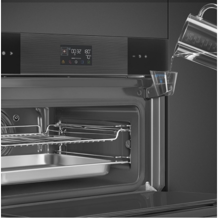 Компактный духовой шкаф с функцией пара SMEG SO4102S3B3