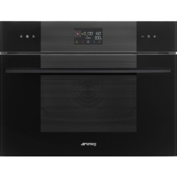 Компактный духовой шкаф с функцией СВЧ SMEG SO4102M1B3