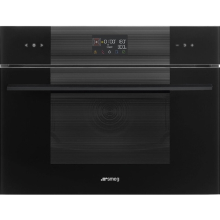 Компактный духовой шкаф с функцией СВЧ SMEG SO4102M1B3