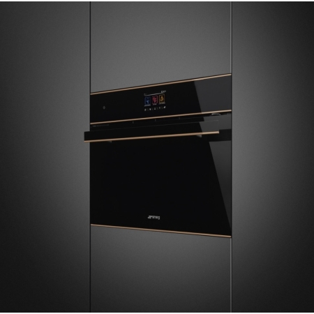 Компактный духовой шкаф с функцией пара SMEG SO4604S4PNR