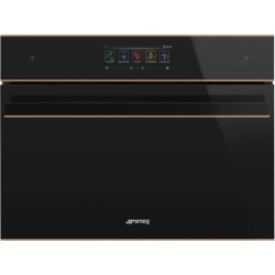 Компактный духовой шкаф с функцией пара и СВЧ SMEG SO4604S4PNR