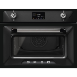 Компактный духовой шкаф с функцией СВЧ SMEG SO4902M1N