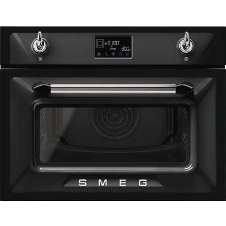 Компактный духовой шкаф с функцией СВЧ SMEG SO4902M1N
