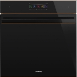 Электрический духовой шкаф с функцией пара и СВЧ SMEG SO6606WAPNR
