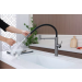 Смеситель 3 в 1 Paulmark GANYMEDE DIAMOND вороненая сталь