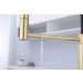 Смеситель 3 в 1 Paulmark GANYMEDE DIAMOND светлое золото