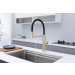 Смеситель 3 в 1 Paulmark GANYMEDE DIAMOND светлое золото
