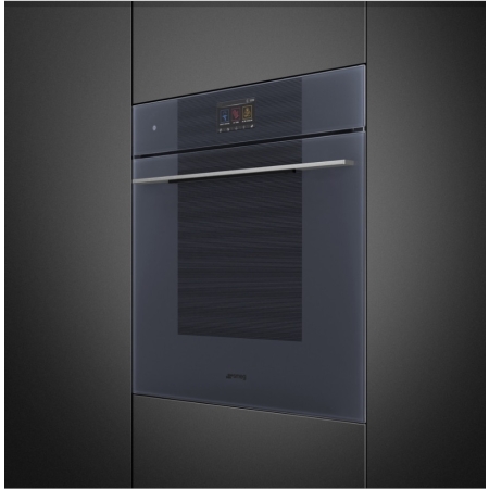 Электрический духовой шкаф с функцией пара и СВЧ SMEG SO6104APG