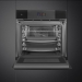 Электрический духовой шкаф с функцией пара и СВЧ SMEG SO6104APB3