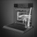 Электрический духовой шкаф с функцией пара и СВЧ SMEG SO6104APB3