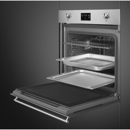 Электрический духовой шкаф с функцией пара SMEG SO6302S3PX