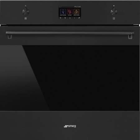 Электрический духовой шкаф с функцией пара и СВЧ SMEG SO6303APN