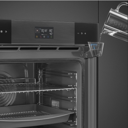Электрический духовой шкаф с функцией пара и пиролиза SMEG SOP6102S2PB3