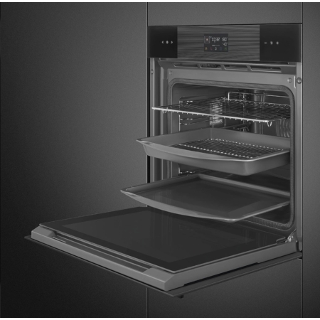 Электрический духовой шкаф с функцией пара и пиролиза SMEG SOP6102S2PB3