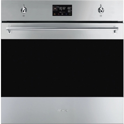 Электрический духовой шкаф с функцией пара и пиролиза SMEG SOP6302S2PX