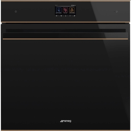 Электрический духовой шкаф с функцией пара и пиролиза SMEG SOP6604S2PNR