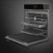 Электрический духовой шкаф с функцией пара и пиролиза SMEG SOP6604S2PNR