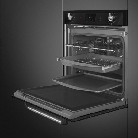 Электрический духовой шкаф с функцией пиролиза SMEG SOP6900TN