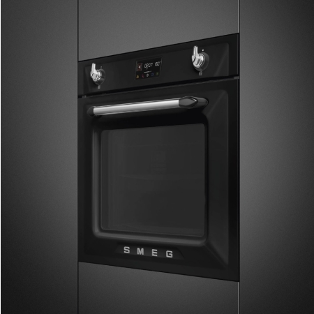Электрический духовой шкаф с функцией пара и пиролиза SMEG SOP6902S2PN