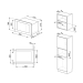 Встраиваемая микроволновая печь SMEG FMI325X