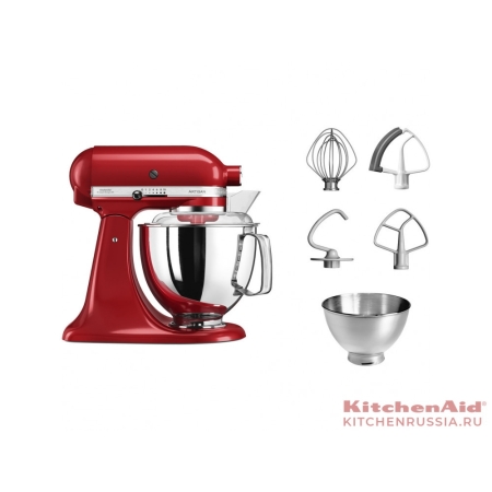 Планетарный Миксер KitchenAid ARTISAN 4,8 л красный 5KSM175PSEER