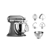 Планетарный Миксер KitchenAid ARTISAN 4,8 л серебряный медальон 5KSM175PSEMS