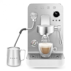 Кофемашина рожковая эспрессо SMEG EMC02WHMEU