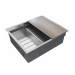 Мойка подстольный монтаж Paulmark NEXT-MULTI SINK54UNI брашированная сталь
