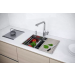 Мойка подстольный монтаж Paulmark NEXT-MULTI SINK54UNI брашированная сталь