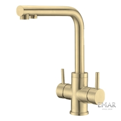 Смеситель 3 в 1 OULIN OL-8021 Matt Gold