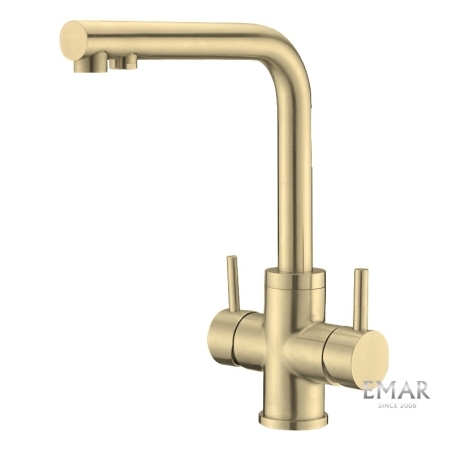 Смеситель 3 в 1 OULIN OL-8021 Matt Gold