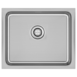 Мойка подстольный монтаж Paulmark VISTA 54 UNI брашированная сталь