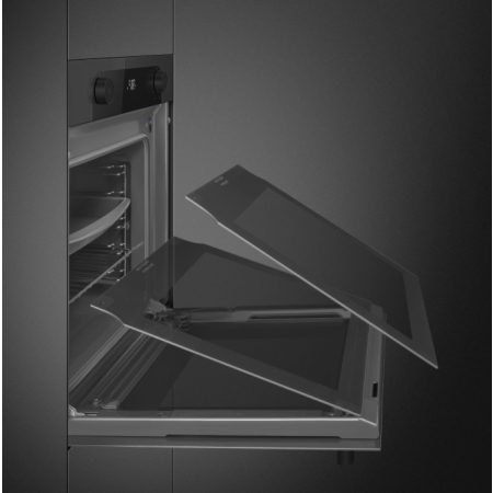 Электрический духовой шкаф с функцией пара SMEG SO6201S2B