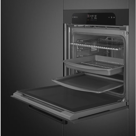 Электрический духовой шкаф с функцией пиролиза SMEG SOP6202TB